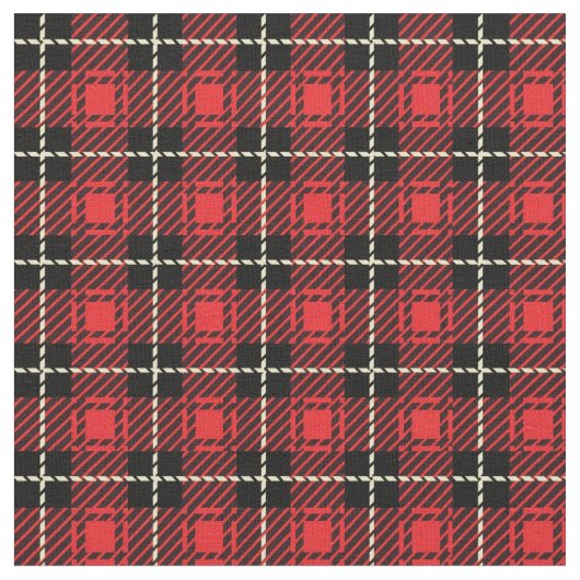 Tissu Red Plaid Background (Fermer)
