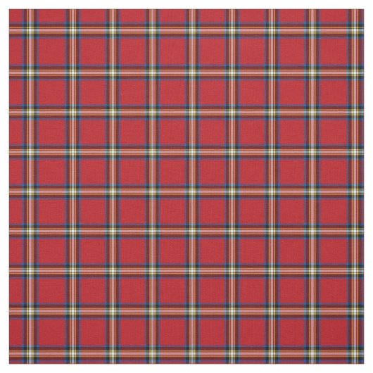 Tissu Red Plaid, Royal Stewart Tartan (Échantillon)