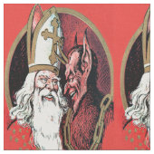 Tissu Red St Nicholas Krampus (Fermer)