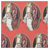 Tissu Red St Nicholas Krampus (Échantillon)