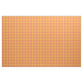Tissu Red Yellow Checker Abstract Pattern (Yard)