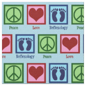 Tissu Réflexologue Paix Aimer Réflexologie Massage des p (Fermer)