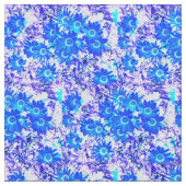 Tissu Regard floral cool bleu (fermé)