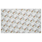 Tissu Regarde Ça ! Chien - drôle d'agilité chien (Fat Quarter)
