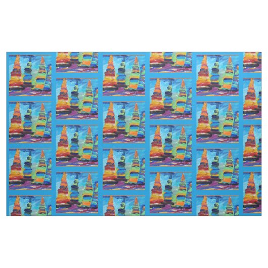 Tissu Regatta "Art by Kids" (Fat Quarter)
