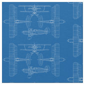 Tissu Régime de l'avion vintage (Détail)