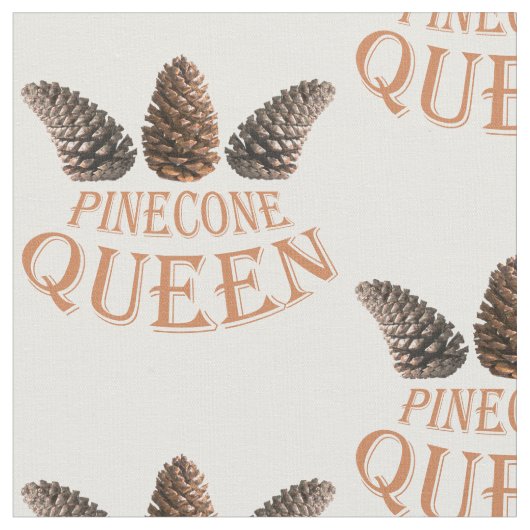 Tissu Reine du cône de pin (Fermer)