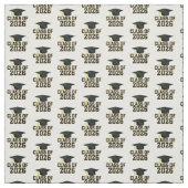 Tissu Remise des diplômes de la promotion 2026 de Letter (Échantillon)