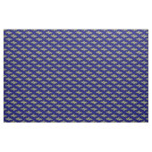 Tissu Remous de bleu royal et de jaune (Yard)