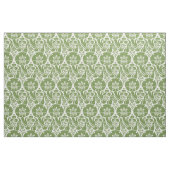 Tissu Renaissance Floral - Vert sur Blanc (Yard)