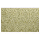 Tissu Renaissance gothique Fleur de Lys - Vieux Or (Fat Quarter)