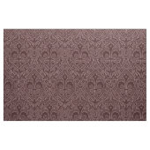 Tissu Renaissance gothique Fleur de Lys - Vin (Fat Quarter)