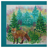 Tissu renard de printemps (Échantillon)