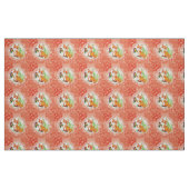 Tissu renard et papillon (Fat Quarter)