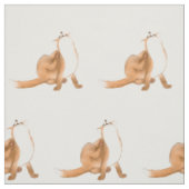 Tissu Renard qui se gratte (Échantillon)