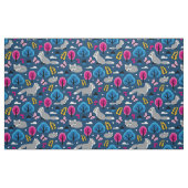 Tissu Renards dans la forêt de chênes (Fat Quarter)