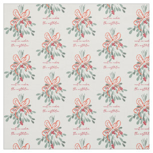 Tissu Rencontrez-moi sous la Mistletoe