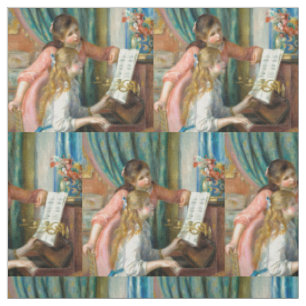 Tissu Renoir Girls at the Piano Impressionism Painting