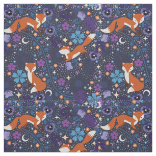 Tissu Renouveau des renards populaires