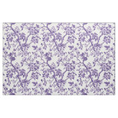 Tissu Répétition de branche florale violette (Fat Quarter)
