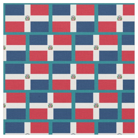 Tissu République Dominicaine Drapeau textile et mode bra (Fermer)