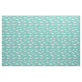 Tissu requin Cool bleu et blanc Motif (Fat Quarter)