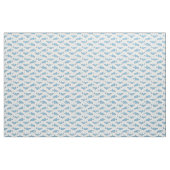 Tissu Requin de baleine étoilé (lumière) (Yard)