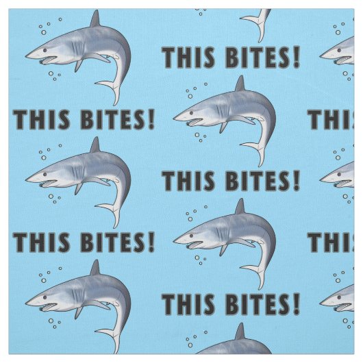 Tissu Requin de Mako : Ceci mord ! (Échantillon)