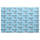 Tissu Requin de Mako : Ceci mord ! (Fat Quarter)