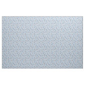 Tissu Requins de Noël & flocons sur fond bleu clair (Yard)