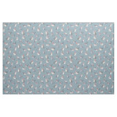 Tissu Requins de Noël jetés sur gris-bleu clair (Fat Quarter)