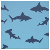 Tissu Requins et requins marteaux (Échantillon)