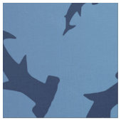 Tissu Requins et requins marteaux (Fermer)