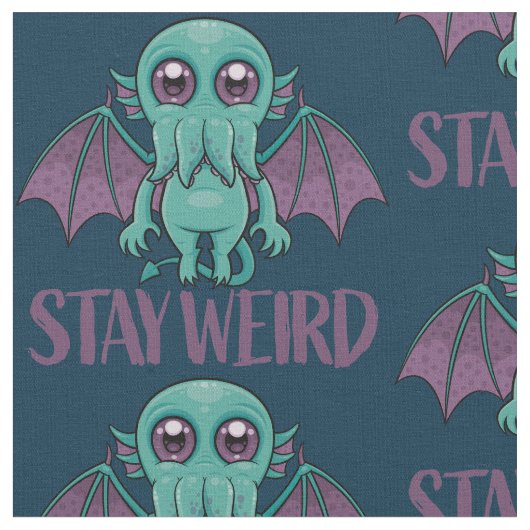 Tissu Reste un monstre de Cthulhu (Fermer)