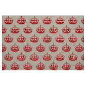 Tissu Restez Calme Et Continuez Sur Le Motif De La Couro (Fat Quarter)