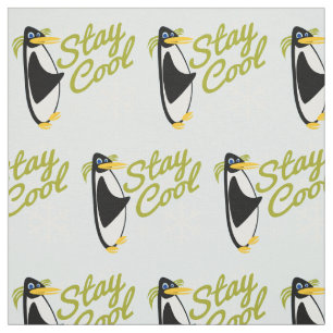 Tissu Restez Cool Penguin