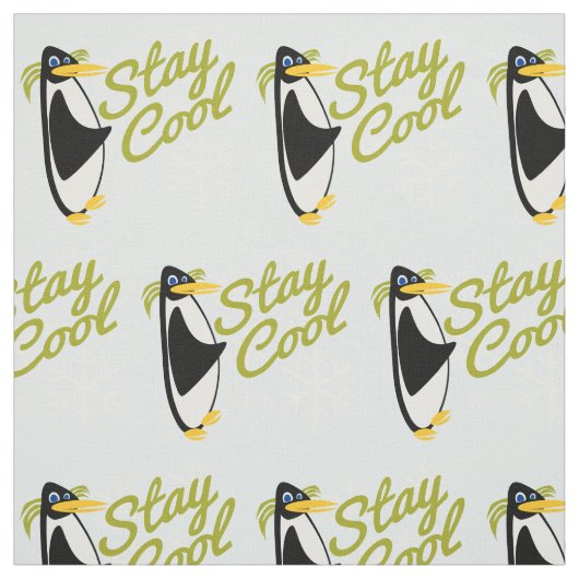 Tissu Restez Cool Penguin (Échantillon)