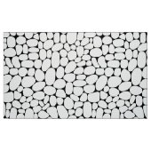 Tissu Résumé 160417 - Blanc sur le noir (Fat Quarter)