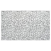 Tissu Résumé 160417 - Blanc sur le noir (Yard)