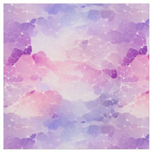 Tissu Résumé abstrait violet, bleu et rose