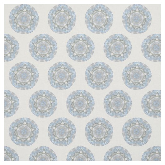 Tissu Résumé de dentelle bleu (Échantillon)