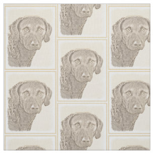 Tissu Retriever de Chesapeake Bay Peinture originale de