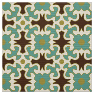 tissu rétro 60s les années 70 mod motif