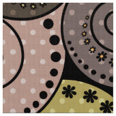 Tissu Rétro, abstrait, spirales (Fermer)
