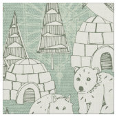 Tissu rétro arctique (Fermer)