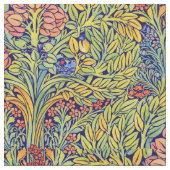 Tissu Retro Arts & Crafts style Birds in Trees Pattern (Fermer)