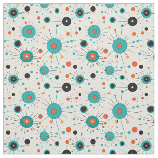 Tissu Retro Atomique des années 1950