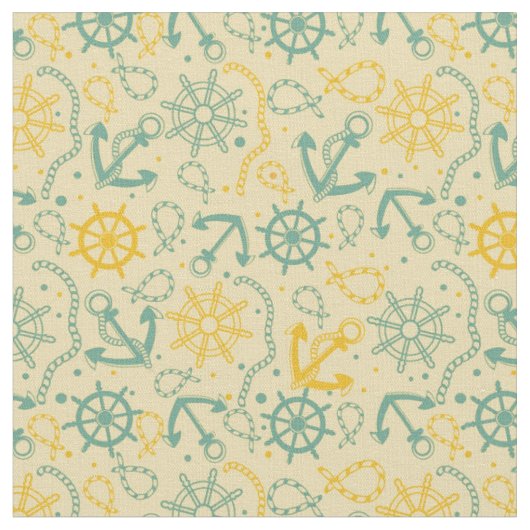 Tissu Rétro background with anchor, ropes (Fermer)