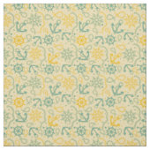 Tissu Rétro background with anchor, ropes (Échantillon)