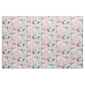 Tissu Retro Caravan Camping Cute P (Fat Quarter)